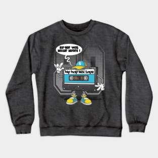 Hip hop mix tape old school Crewneck Sweatshirt